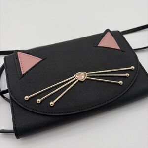 KATE SPADE New York Winni Jazz Things Up Cat Multi Crossbody Bag Kitty Cosplay
